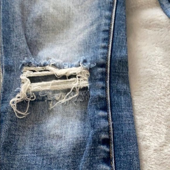 7 For All Man Kind Kids Boys Medium Wash Denim Skinny Jeans Size 5 - Picture 5 of 9